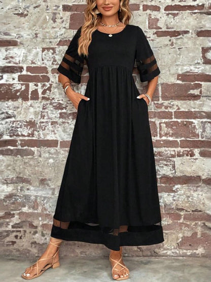 Women's A-Line Day-to-Night Midi Dress