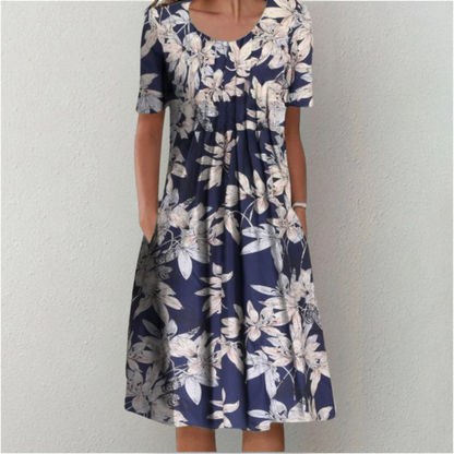 Women's Floral Casual Everyday Midi Dress