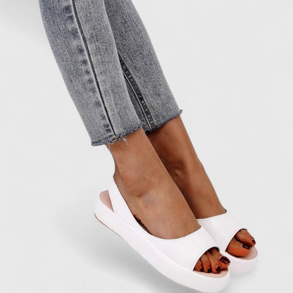 Women's Platform Wedge Slingback Sandals Open Toe