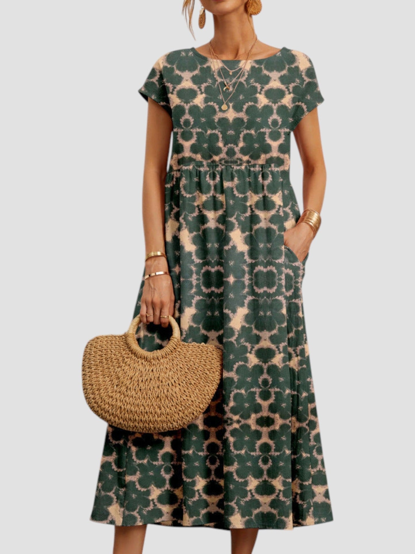 Women's Vintage Summer Maxi Dress