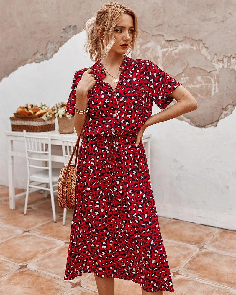 Women's Casual Summer Midi Dress
