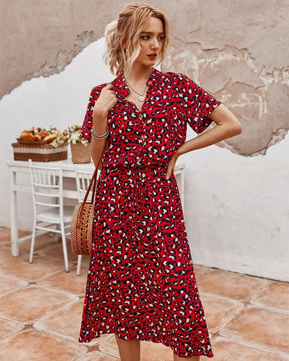 Women's Casual Summer Midi Dress