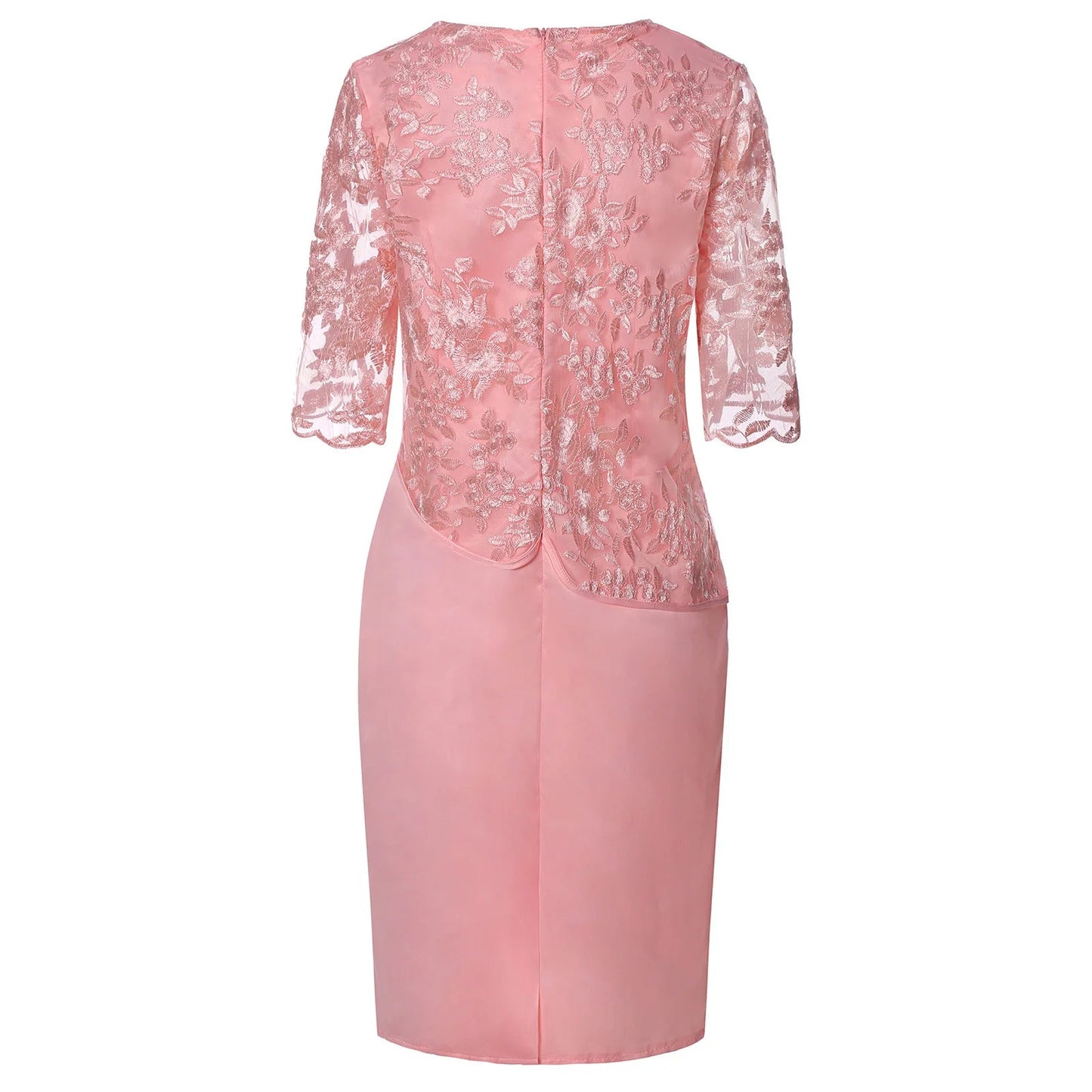 Women's Faux-Wrap Cocktail Midi Dress