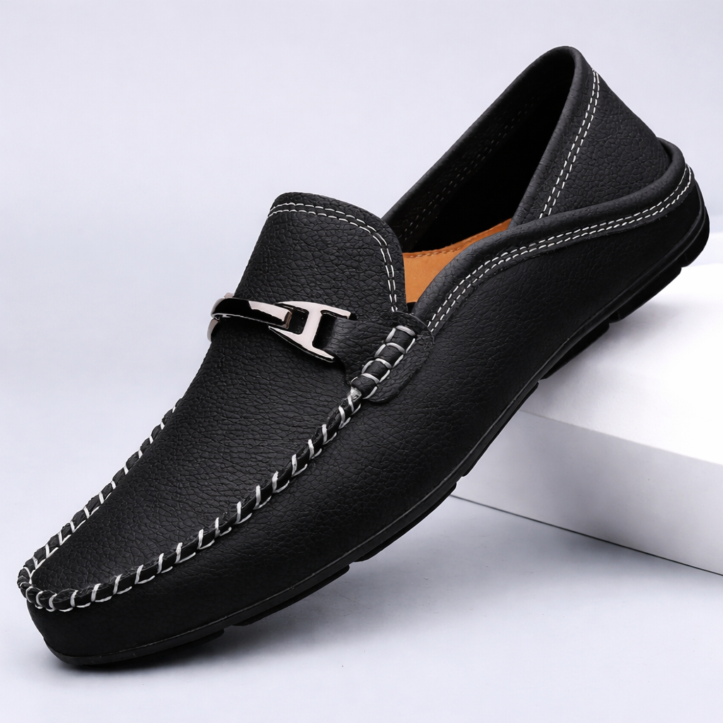 Torsino Leather Slip-On Loafers