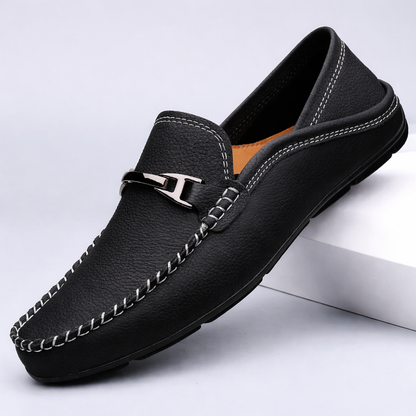 Torsino Leather Slip-On Loafers