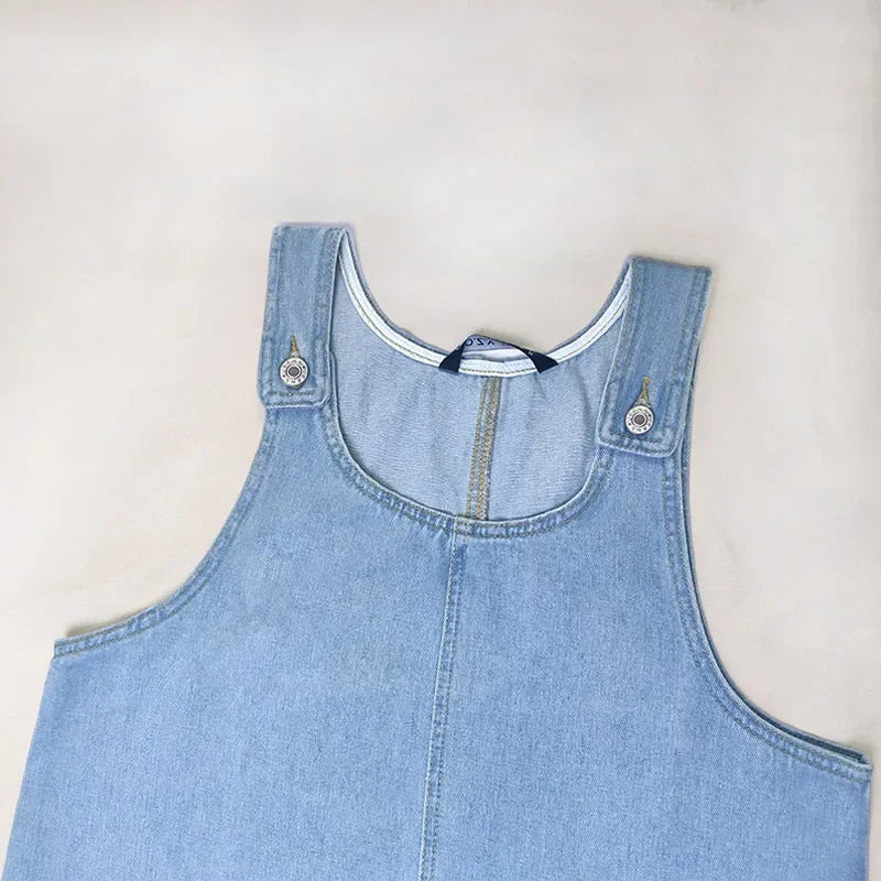 Women's Sleeveless Denim Mini Dress