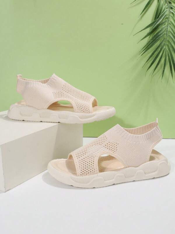 Women's Open Toe Slip-On Platform Sandals