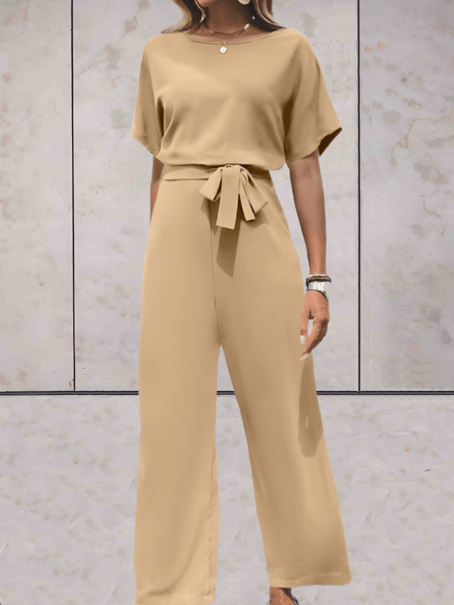Women's Short Sleeve Two-Piece Casual Set