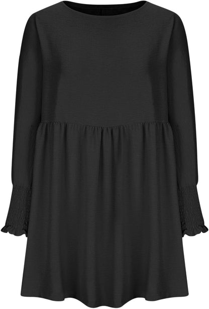 Women's Ruched Summer Day Midi Dress