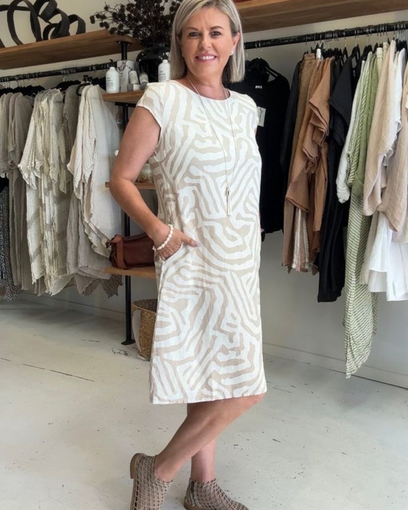 Women's Vintage Casual Summer Midi Dress