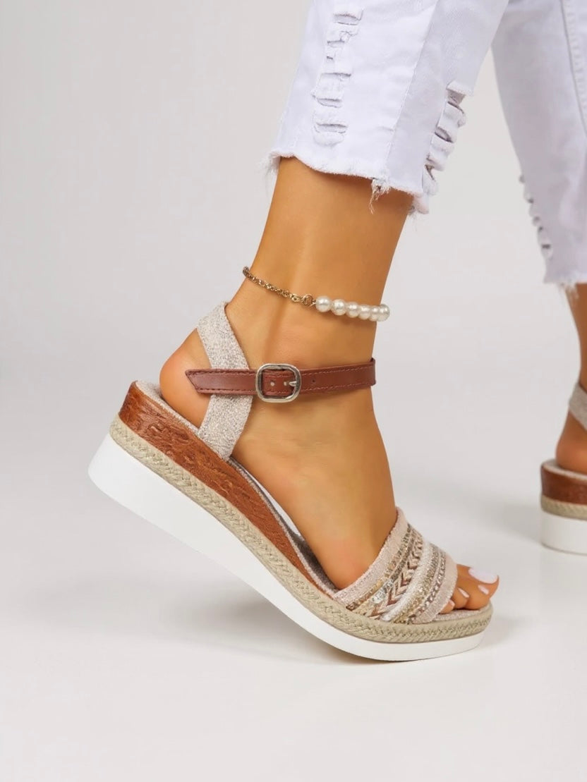 Women's Cushioned Wedge Sandals