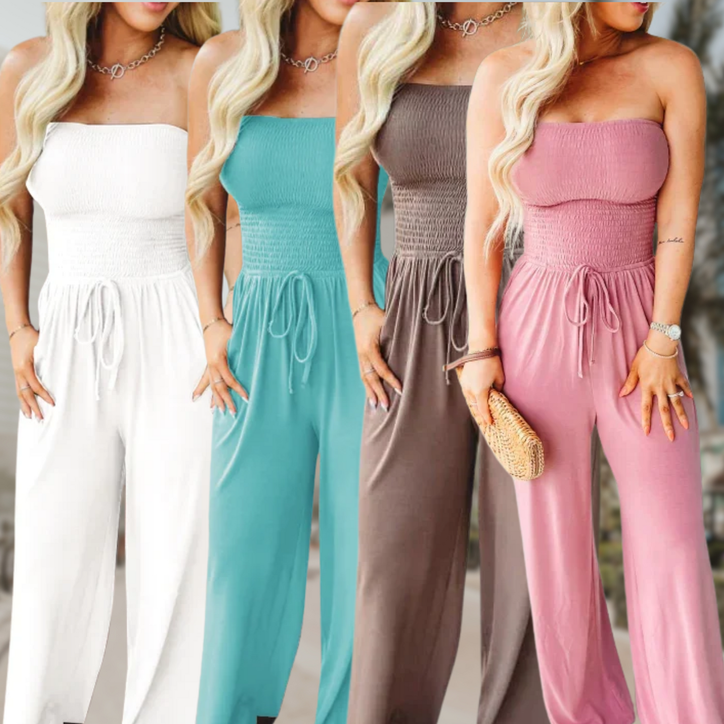 Women's Off-Shoulder Day-to-Night Jumpsuit