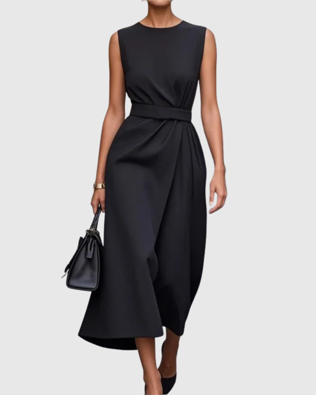 Women's Sleeveless Special Occasion Midi Dress