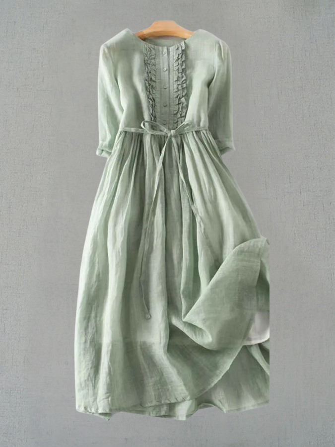 Women's Vintage Everyday Midi Dress