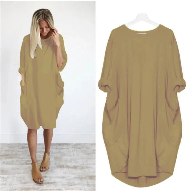 Women's Flowy Casual Summer Midi Dress