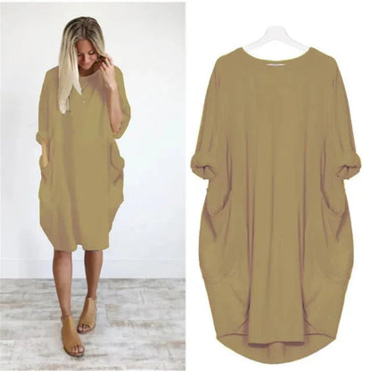 Women's Flowy Casual Summer Midi Dress