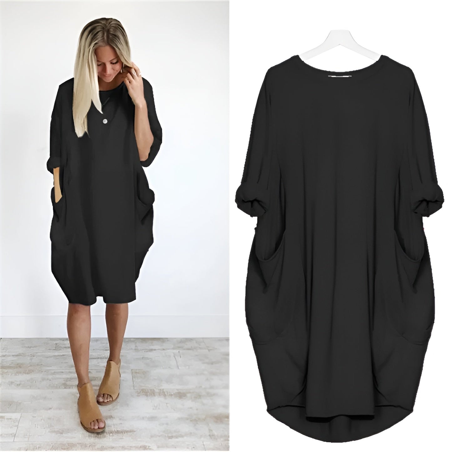 Women's Flowy Casual Summer Midi Dress