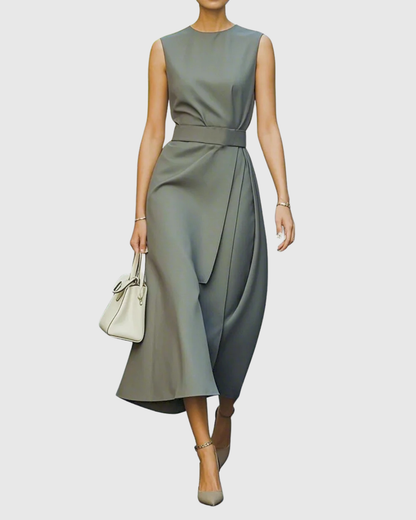 Women's Sleeveless Special Occasion Midi Dress