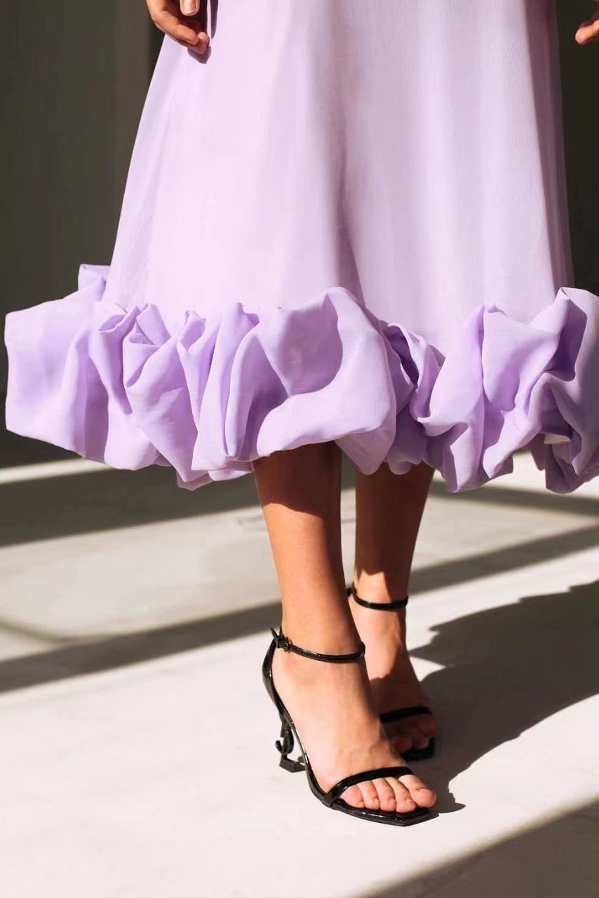 Women's Flowing Wedding Guest Maxi Dress