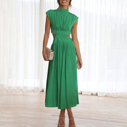 Women's Halter Neck Summer Midi Dress