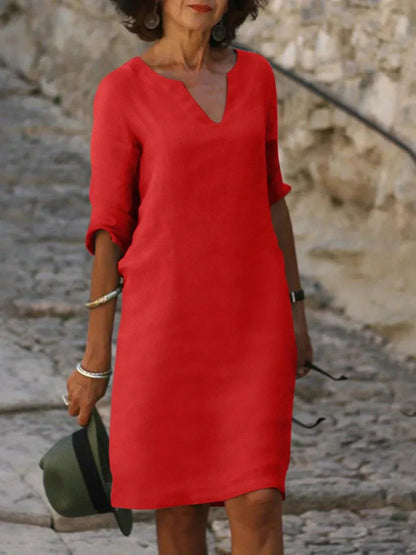 Women's V-Neck Elegant Everyday Maxi Dress