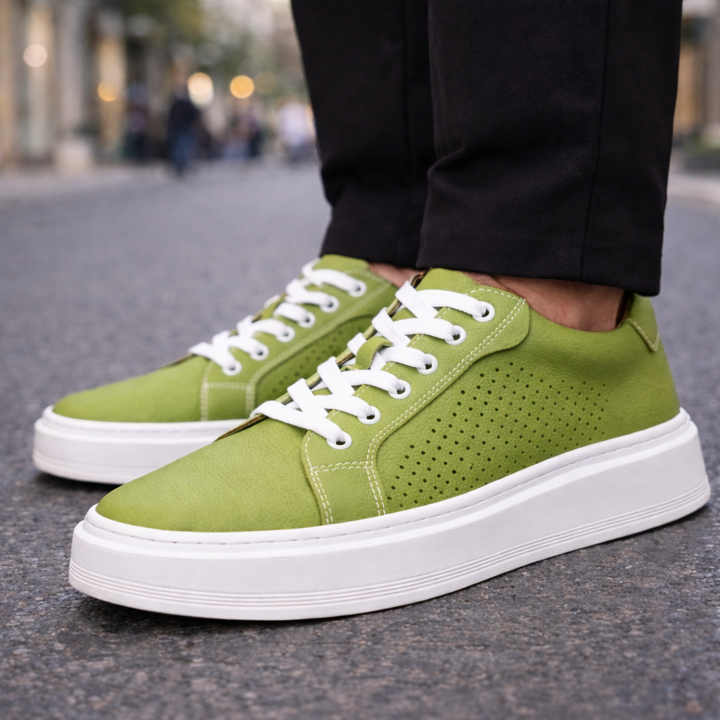 Montari Orthopedic Leather Sneakers
