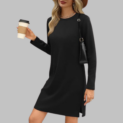 Women's Long Sleeve Everyday Midi Dress