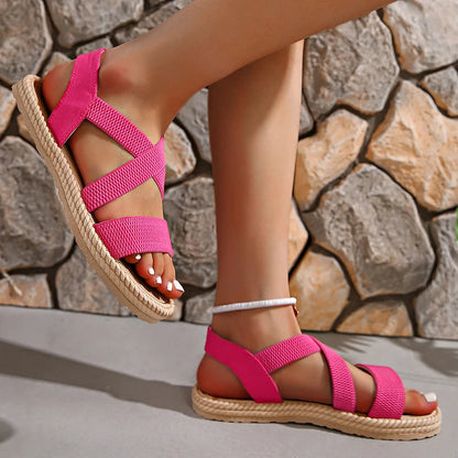 Women's Woven Flat Sandals