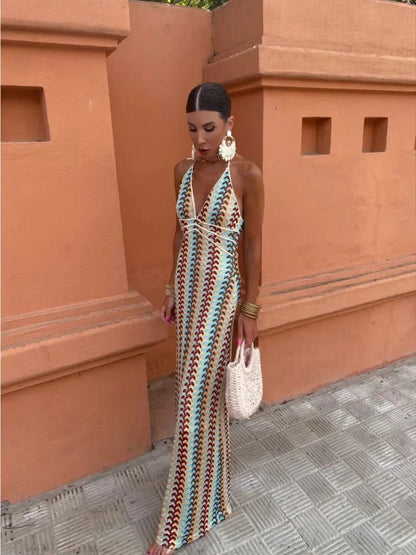 Women's Long Wedding Guest Maxi Dress
