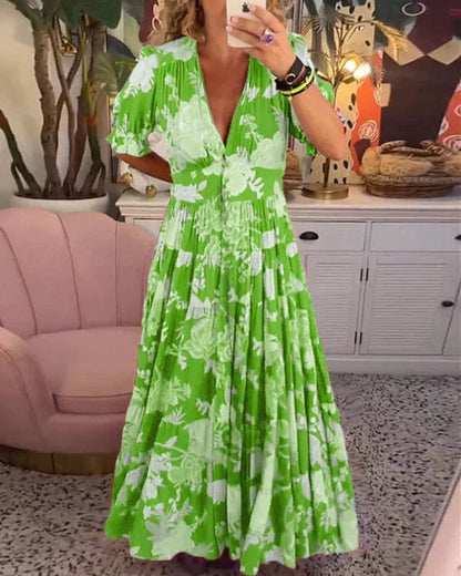 Women's Flowy Summer Maxi Dress