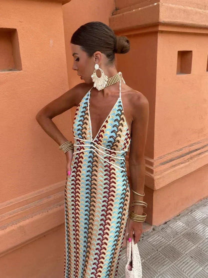 Women's Long Wedding Guest Maxi Dress
