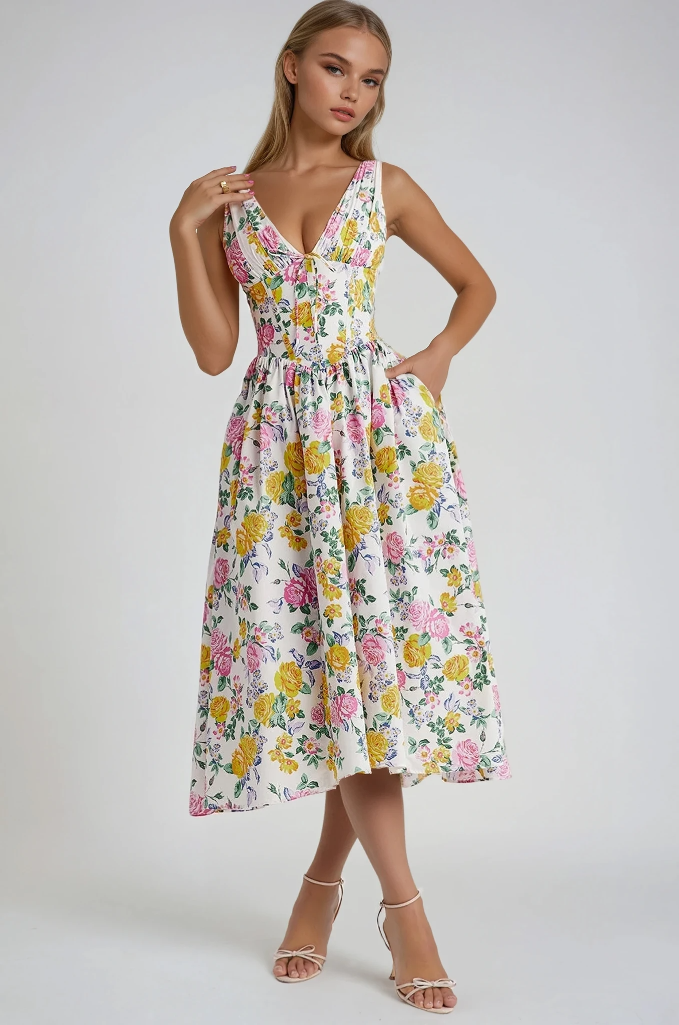 Women's Flowy Vacation Summer Dress