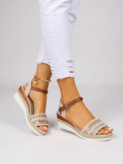 Women's Cushioned Wedge Sandals