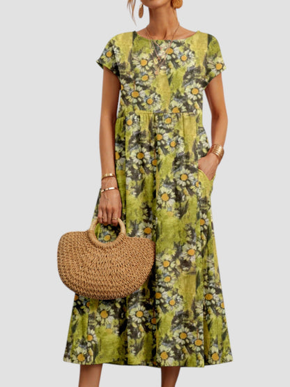 Women's Vintage Summer Maxi Dress