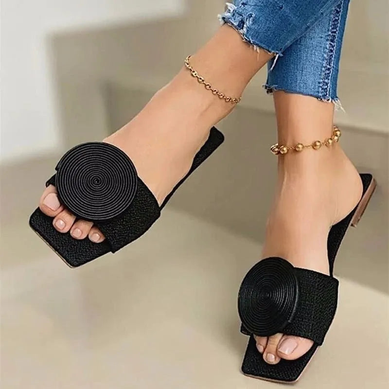 Women's Woven Strap Flat Sandals