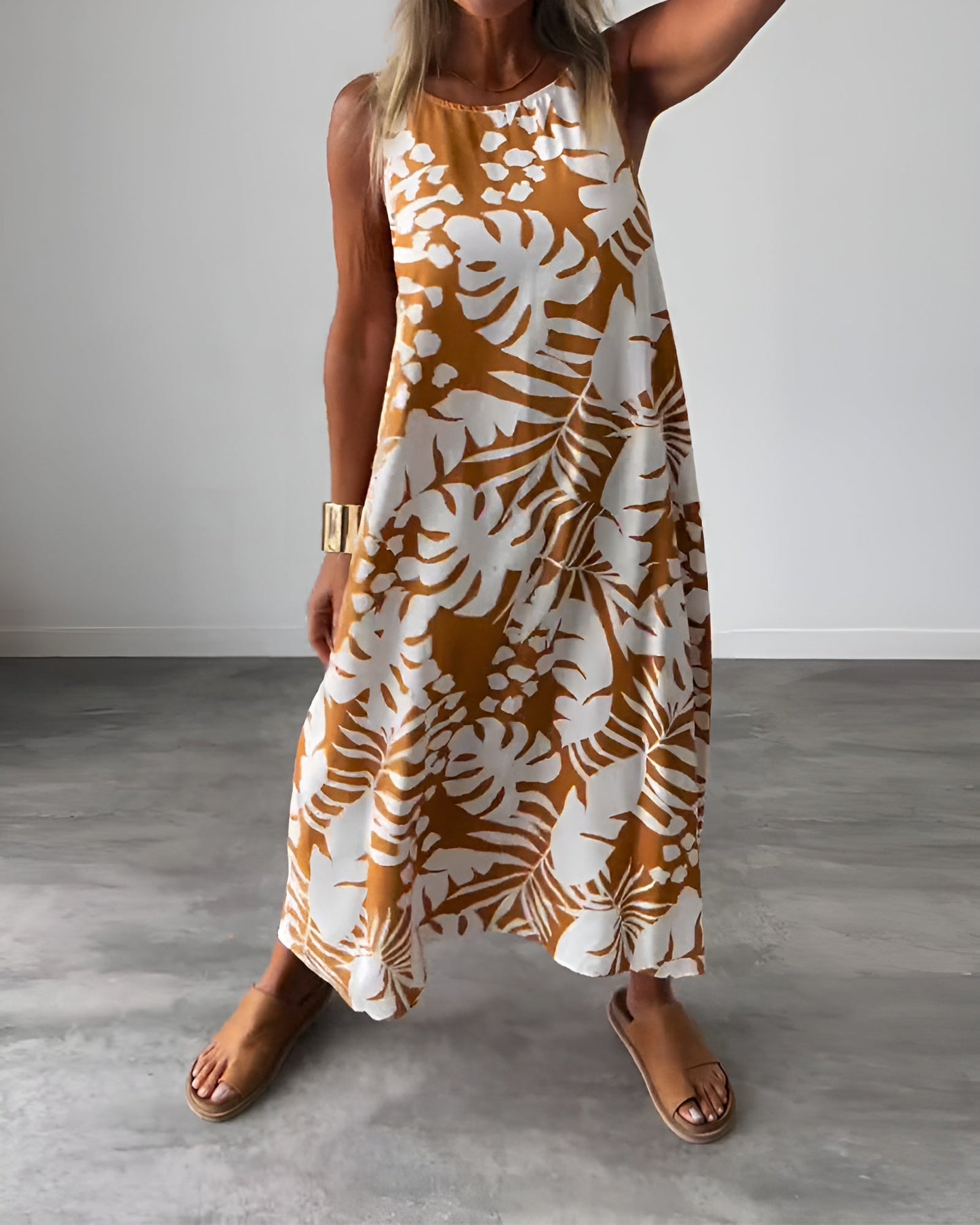 Women's Draped Evening Maxi Dress