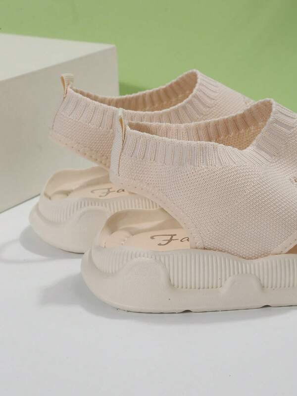 Women's Open Toe Slip-On Platform Sandals
