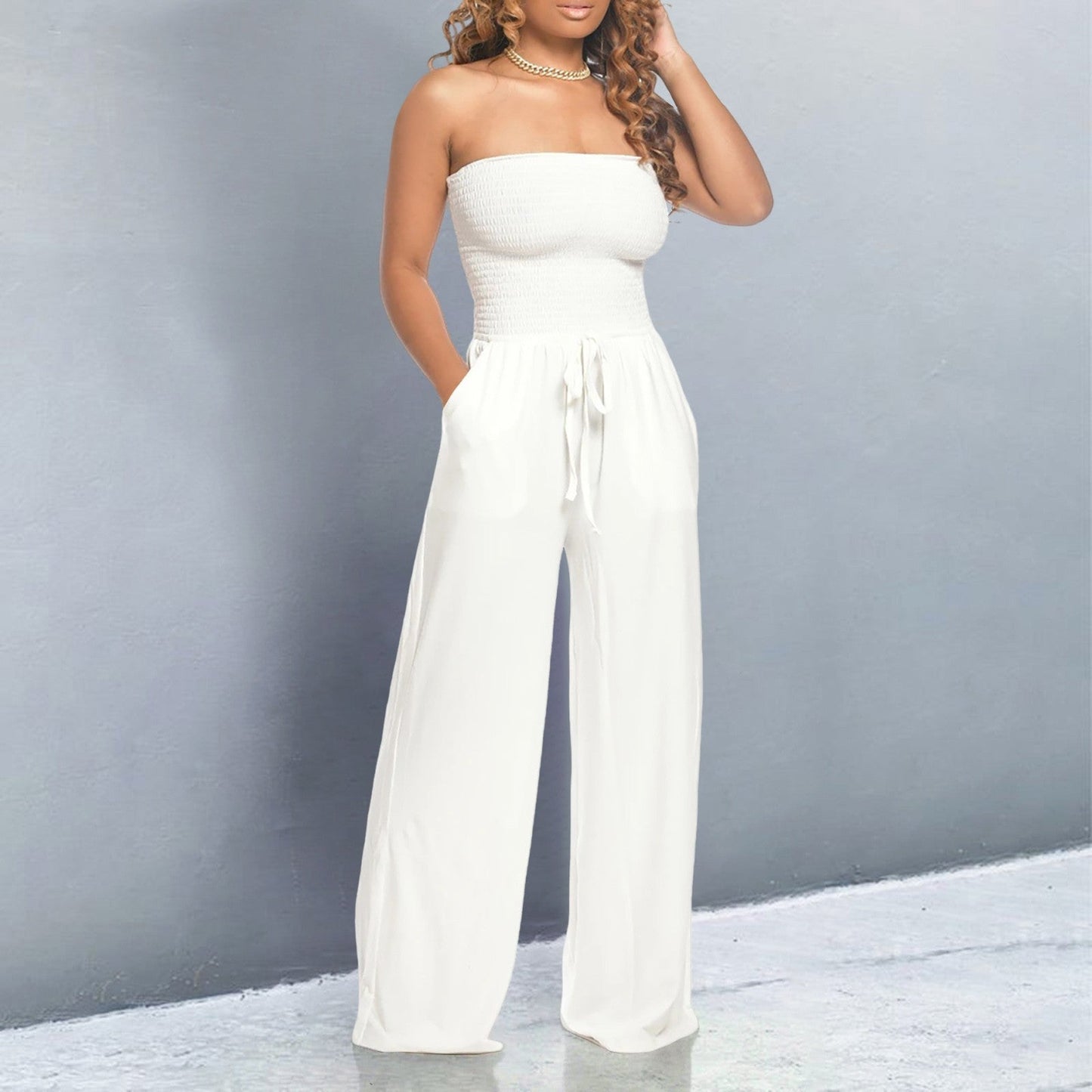 Women's Off-Shoulder Day-to-Night Jumpsuit