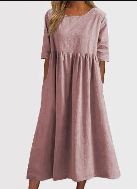 Women's Spring Casual Daywear Midi Dress