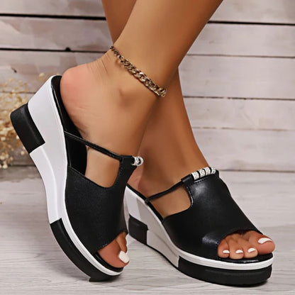Women's Platform T-Bar Sandals