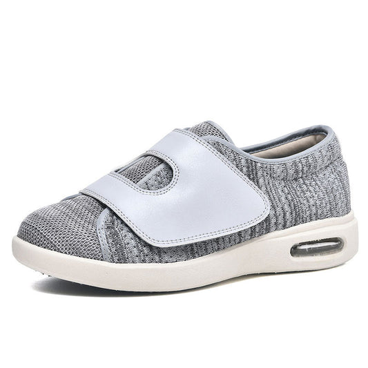 Women's Wide Fit Velcro Slip-On Walking Sneakers