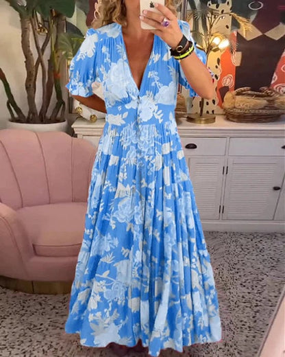 Women's Flowy Summer Maxi Dress