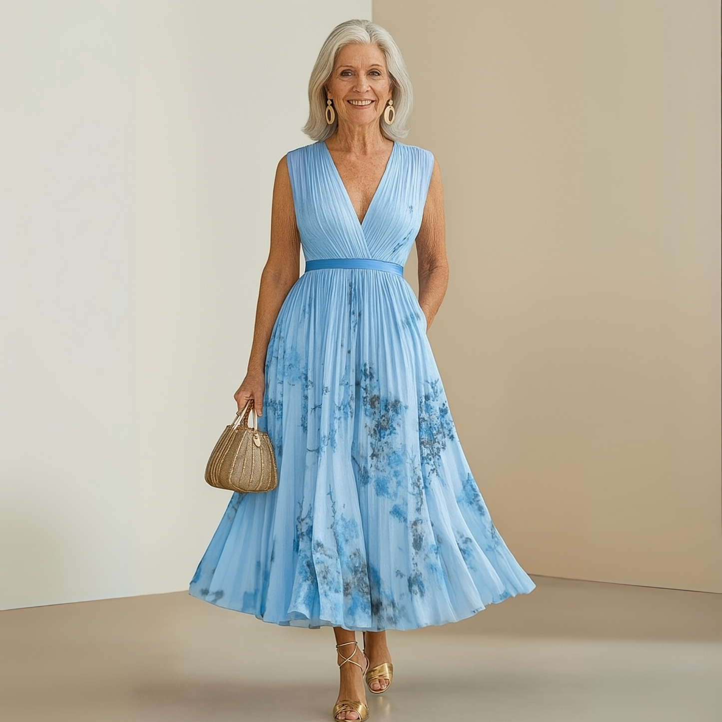Women's Flowy Summer Maxi Dress