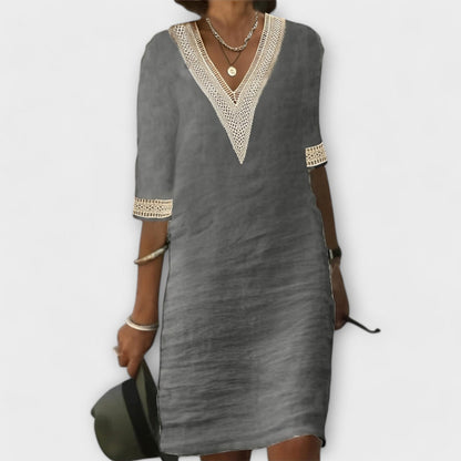 Women's Crochet Boho Vacation Maxi Dress