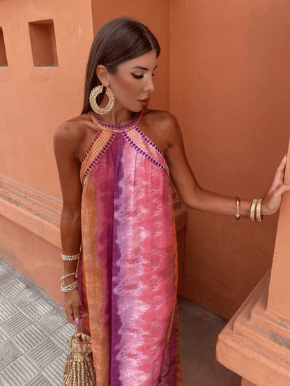 Women's Ombre Summer Midi Dress