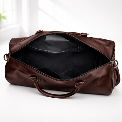Rivano Full-Grain Leather Duffle Bag