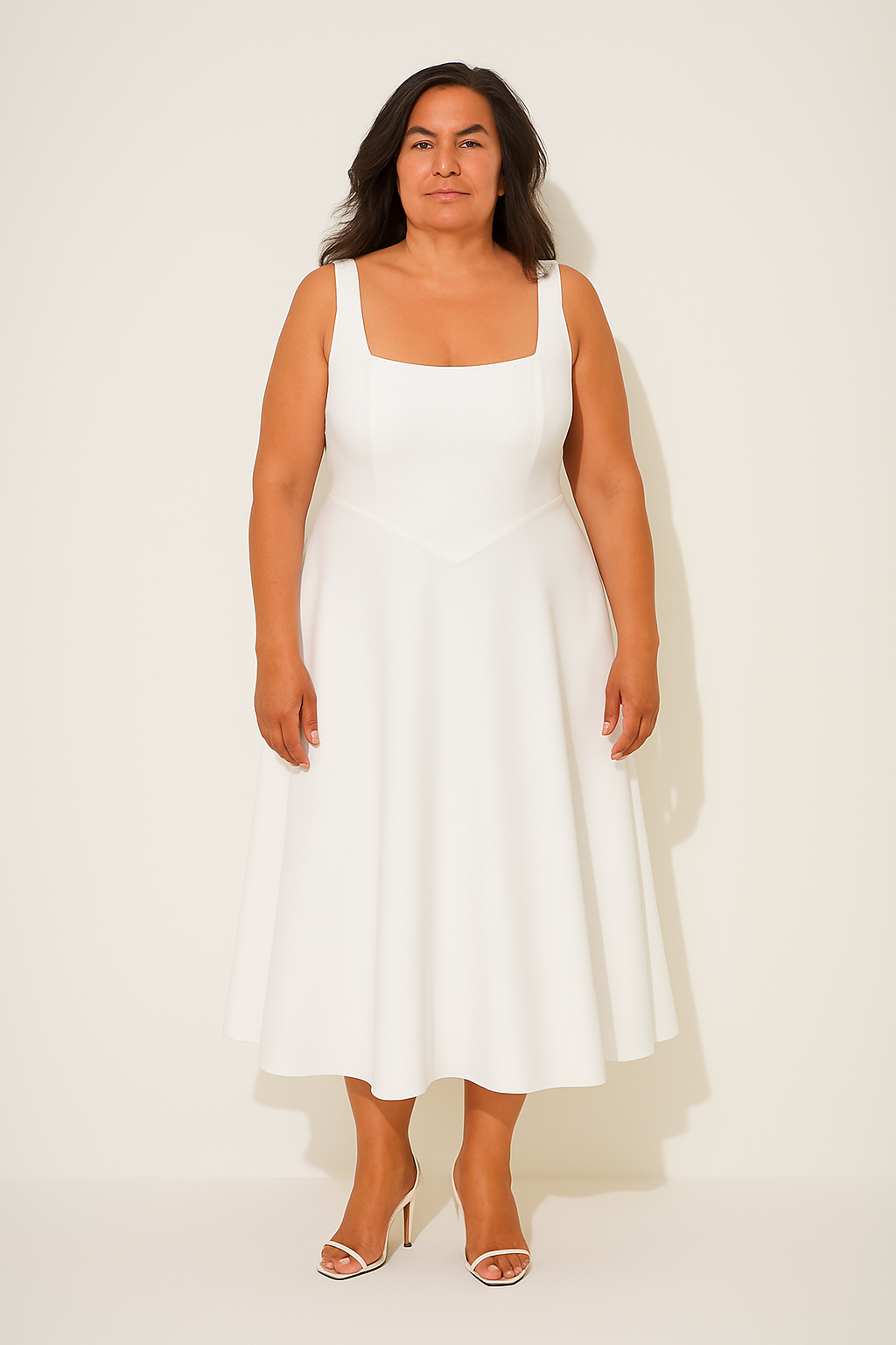 Women's Flowy Event Midi Dress