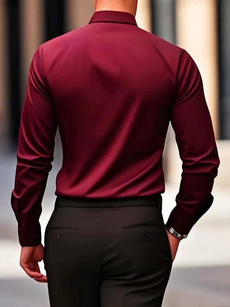 Men's Breathable Long Sleeve Shirt