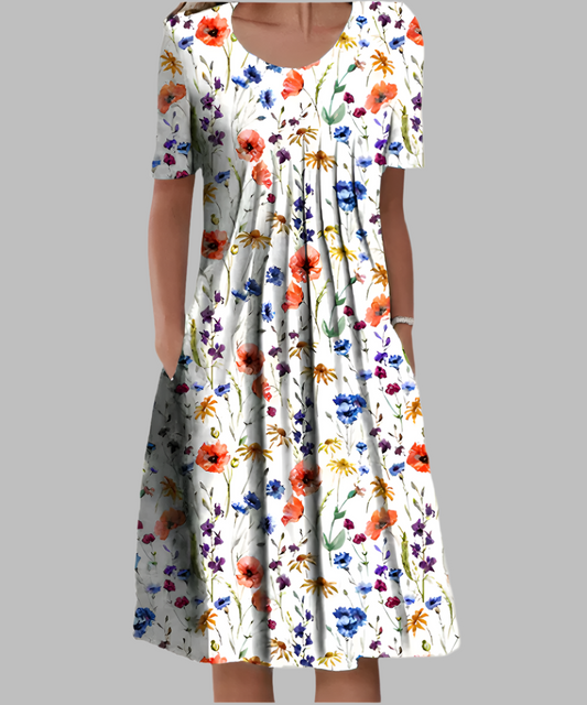 Women's Casual Summer Midi Dress