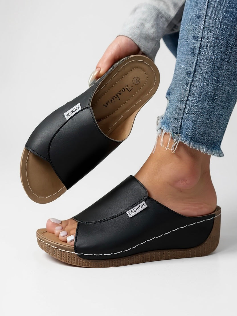 Women's Platform Cushioned Slides